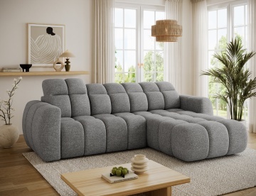 Colțar Fanito extensibil, 288x200x105 cm, orientare dreapta – Coralline 03 – fotografie de produs din catalog