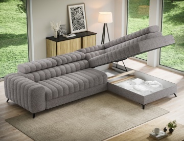 Colțar Kanedo extensibil, 269x204x86 cm, orientare dreapta – Paolli 04 – prezentare de produs din alt cadru