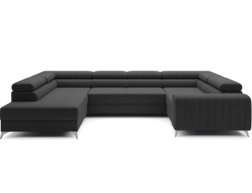 Colțar Louis extensibil, 347x202x92 cm, orientare stânga – Sawana 14