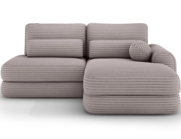 Colțar Ripeli extensibil, 217x175x96 cm, orientare dreapta – Modullo 03