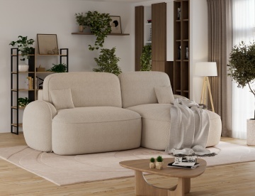 Colțar Tesalia extensibil, 247x150x93 cm, orientare dreapta – Calmora 18 - Img 6