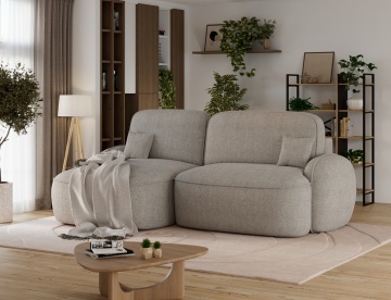 Colțar Tesalia extensibil, 247x150x93 cm, orientare stânga – Royal 18 – fotografie de prezentare a produsului