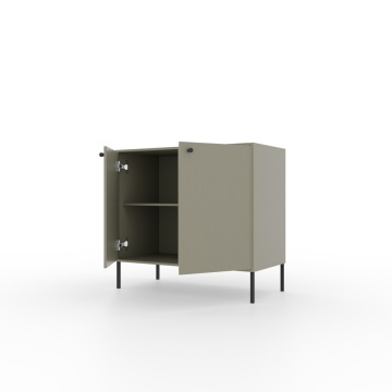 Comodă cu doua usi, 84x41x74cm, Tili System, ADRK Furniture - Img 4