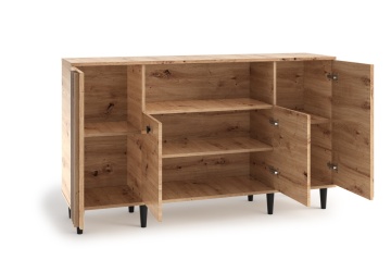 Comodă LIVIA 04 – 160x40x92.5 cm – Stejar Artisan - Img 3