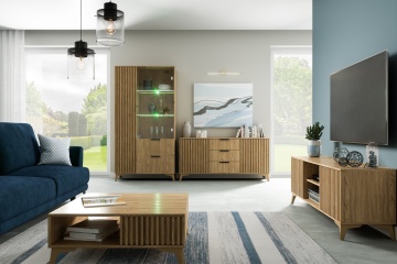Comodă TV Entsian 150 Media cabinet Artisan Oak - Img 14