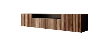 Comodă TV Miro Hanging – 200x41x53 cm – Negru / Catania