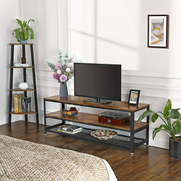 Comoda TV, Vasagle, pentru TV pana la 60 inch, 140 x 40 x 52 cm, PAL/fier - Img 14
