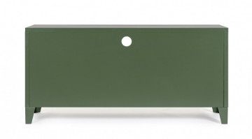 Comoda TV verde din metal, 120,5x40x58,5 cm, Cambridge Bizzotto - Img 3