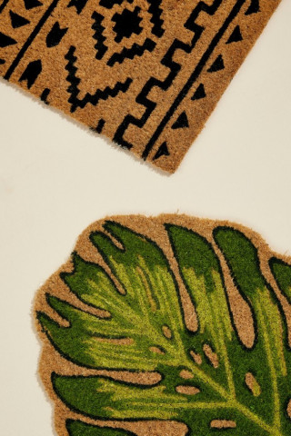 Covoras de intrare verde din fibre de Cocos, 60x40 cm, Filodendro Bizzotto - Img 3