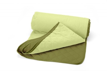 Cuvertura Double Face Alcam, 210 x 220 cm 100% microfibra, olive/lime - Img 3