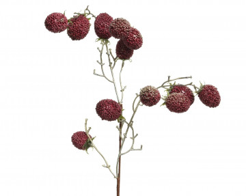 Decoratiune Blackberries, Decoris, 5x15x80 cm, spuma, rosu - Img 1