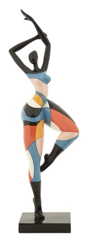 Decorațiune Donnina Dance Rubic, 11,5X9x38,5 cm, Mauro Ferretti - Img 1