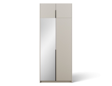 Dulap Alera II with top extension – Hinged – cu oglindă – 100x58x250 cm – Cașmir – Alera II with top extension – Hinged Dulap – Varianta 1