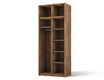 Dulap Alera II with top extension – Hinged – cu oglindă – 100x58x250 cm – Stejar Artisan – Alera II with top extension – Hinged Dulap – Varianta 2 - Img 3