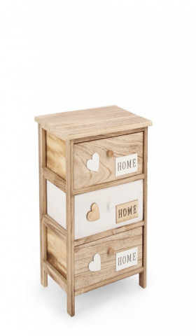 Dulap cu 3 sertare, 26 x 32 x 63 cm, Emotions Yes