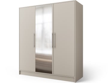 Dulap cu 3 usi si oglinda Alarica 180x60x200 cm – Cashmere – cadru vizual suplimentar al produsului