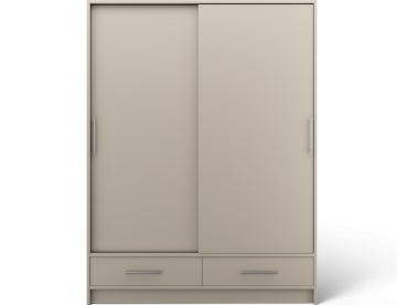 Dulap cu uși glisante Estantte II, 150x60x200 cm – Cashmere – prezentare secundară de catalog