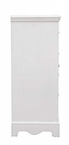 Dulap polivalent alb antichizat din MDF, 66x32,5x80 cm, Blanc Bizzotto - Img 4