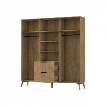 Dulapuri și vitrine Entsian 185 Wardrobe Artisan Oak - Img 2