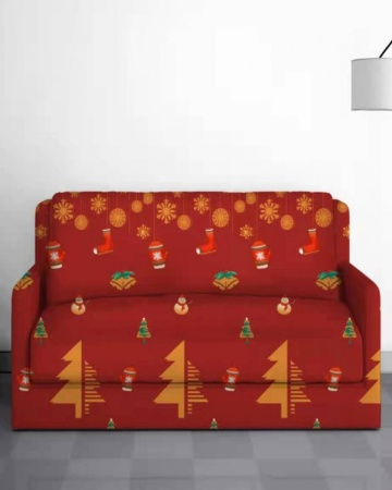 Husa Elastica pentru Canapea 2 Locuri, Christmas Tree, HEJ2-17 – fotografie de prezentare suplimentară