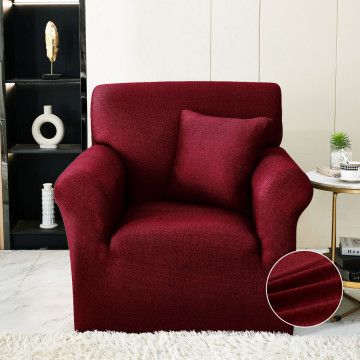 Husa elastica pentru fotoliu, cu brate, grena, HEJ1-51