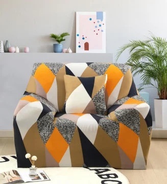 Husa Elastica pentru Fotoliu, Forme Colorate, HEJ1-14 – fotografie secundară a produsului