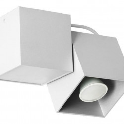 Lampa de tavan lampex, kraft 1 alb, GU10, 40W - Img 2
