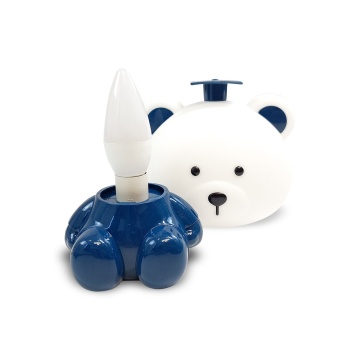 Lampa de veghe pentru copii Cute Pet Bear 2, 1x E14 / 7W / 12V, alb / albastru, Kelektron - Img 4