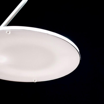 Lampa suspendata LED Studio 4, Max 10W, crom, lumina neutra, Kelektron - Img 4