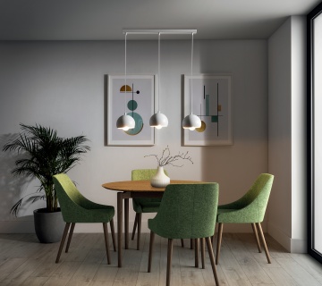 Lustre suspendate Callide – Alb – cadru de catalog cu produsul