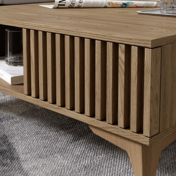 Măsuță de cafea Entsian 80 Coffee Table Artisan Oak - Img 5