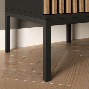 Noptieră Meorati 40 Bedside table negru – Negru - Img 13