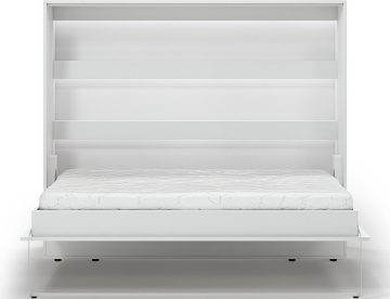 Pat rabatabil Devesto Horizontal Wall 140 alb LED, 200x140 cm – Alb - Img 4
