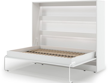 Pat rabatabil Devesto Horizontal Wall 140 alb LED, 200x140 cm – Alb - Img 14
