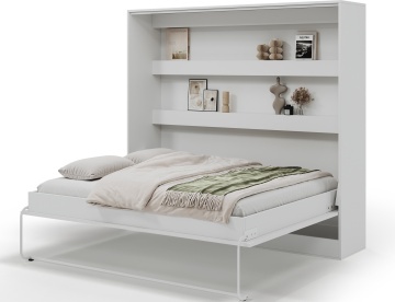 Pat rabatabil Devesto Horizontal Wall 160 alb, 200x160 cm – Alb - Img 2