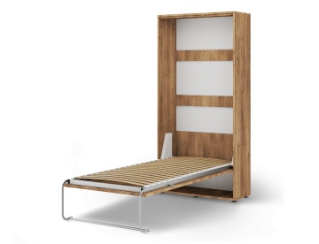Pat rabatabil Vivario 90 – cu somieră inclusă – 103x40x213 cm – Stejar Artisan - Img 3