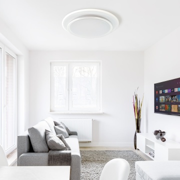Plafoniera LED 64W, Ø50 cm, Alb, Ophelia, Kelektron - Img 3