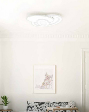 Plafoniera LED 78W, 48 x 46 cm, Alb, Belinus, Kelektron - Img 3
