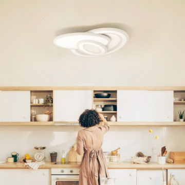 Plafoniera LED 78W, 48 x 46 cm, Alb, Belinus, Kelektron - Img 4