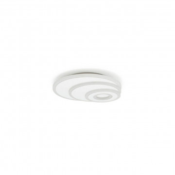 Plafoniera LED Albiorix v2, alb, dimabil, cu telecomanda, lumina calda / rece / neutra, Kelektron - Img 1