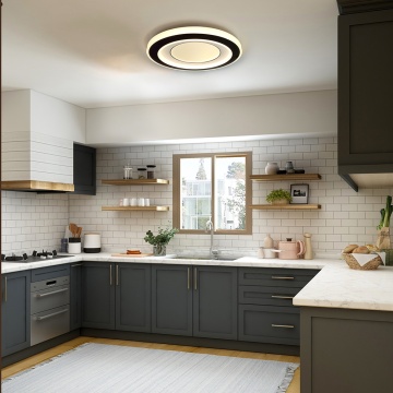 Plafoniera LED Cervás RD, 85W, 5100 lm, Alb + Gri, Kelektron - Img 3