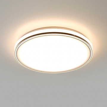Plafoniera LED Kore, dimabil, cu telecomanda, alb / argintiu, lumina calda / rece / neutra, Kelektron - Img 3