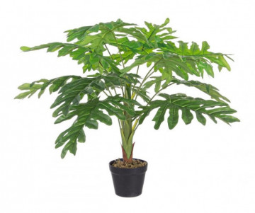 Planta artificiala decorativa cu ghiveci, 90 cm, Filodendron Bizzotto - Img 1