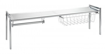 Raft pentru bucatarie, Wenko, Exquisite, 93 x 30 x 21.5 cm, metal cromat - Img 7