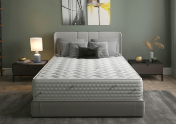 Saltea cu arcuri Pocket Somnomed Comfort Fit HoReCa 180x200, înălțime 30 cm, spumă cu memorie, husa tratament antiacarieni, fermitate mediu-tare - Img 8