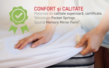 Saltea Endurance Pocket Memory 7 Zone de Confort, H 30 cm, 180x200 cm - Img 10