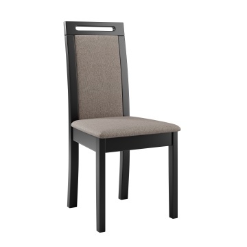 Scaun Chair Nola VI – 45x41x96 cm – Negru / Opium 20 – Varianta 1