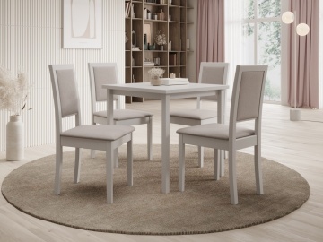 Scaun tapitat, din lemn, Nola XIII, ADRK Furniture