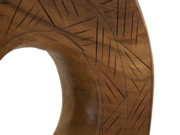 Sculptură Dorat din Teak Reciclat, 35X10X58 cm, Mauro Ferretti - Img 3