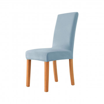 Set 6 huse elastice pentru scaun, catifea, alb murdar, HCJS-08 - Img 4